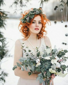 Зимний букет невесты
