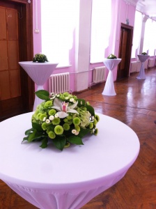 Цветы на фуршетные столы