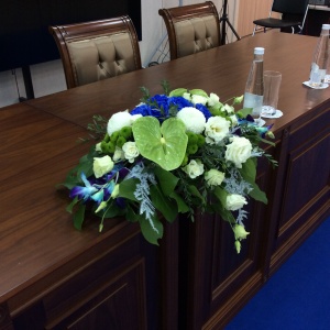 Цветы на стол Торжественного подписания